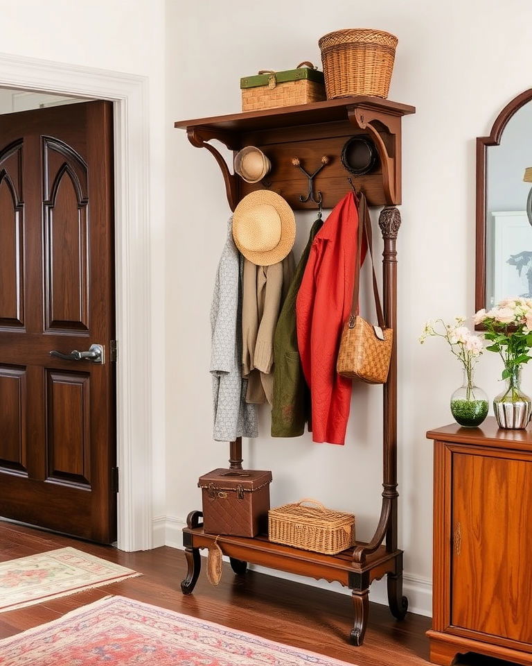 vintage charm antique coat rack