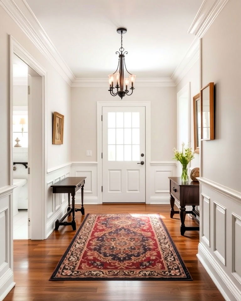 wainscoting for traditional charm