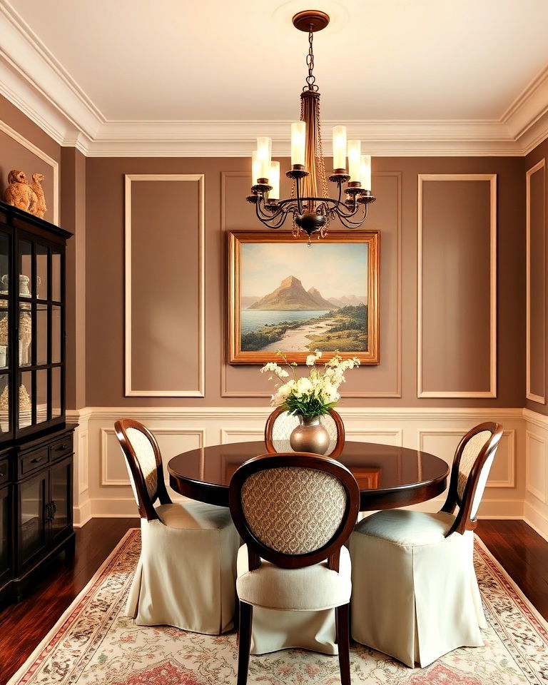 wall cap molding for a refined border