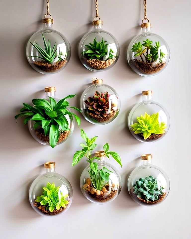 wall mounted terrarium for small space