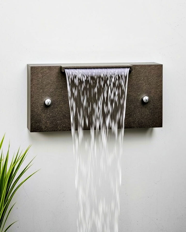 wall mounted waterfall