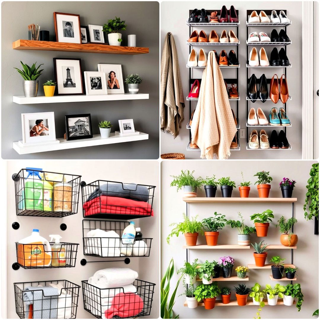 40 Wall Storage Ideas To Declutter Your Living Spaces