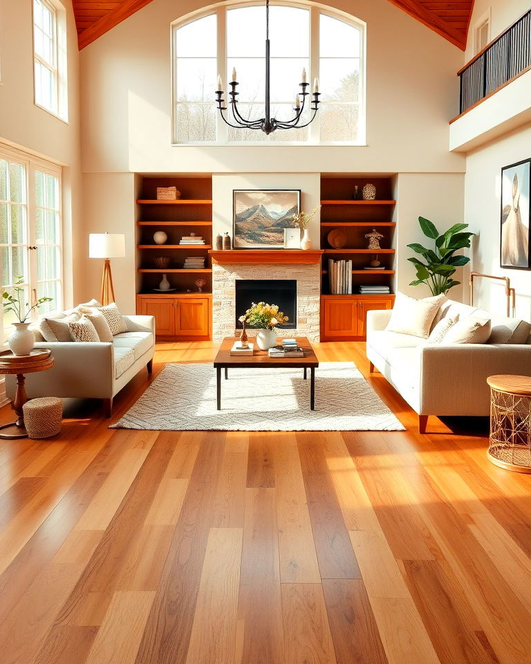 warm honey tones