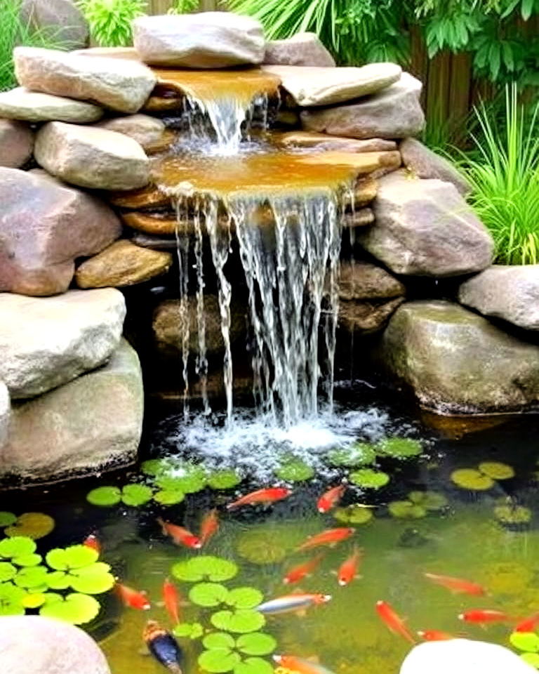 waterfall pond