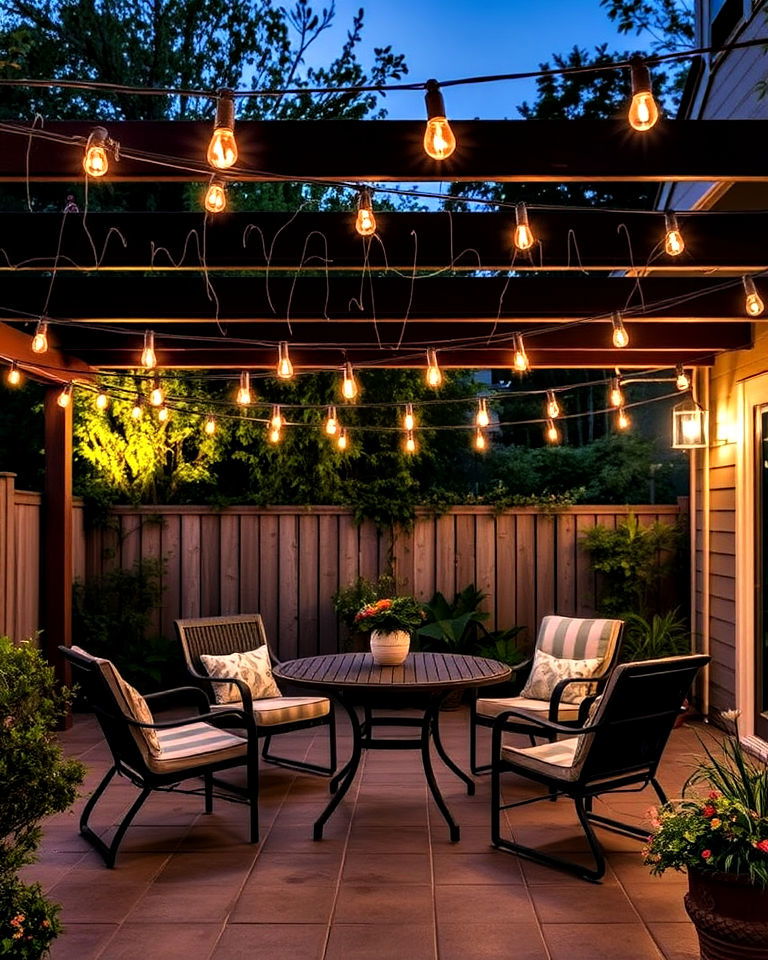 waterproof patio string light for all weather use