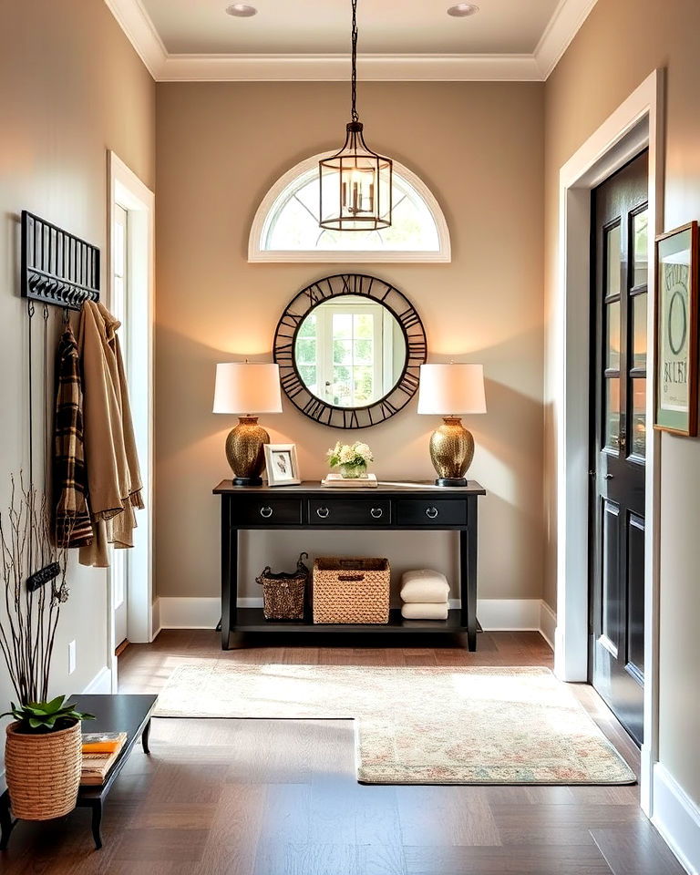 welcoming foyer design