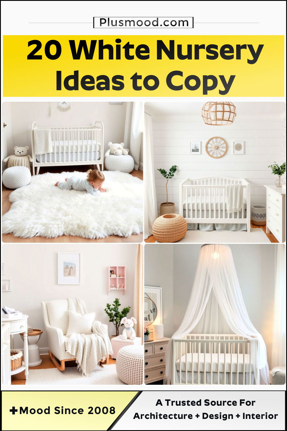 white nursery ideas to copy