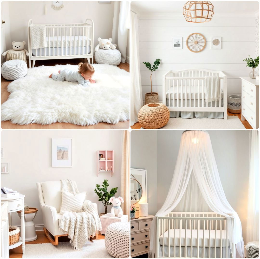 white nursery ideas
