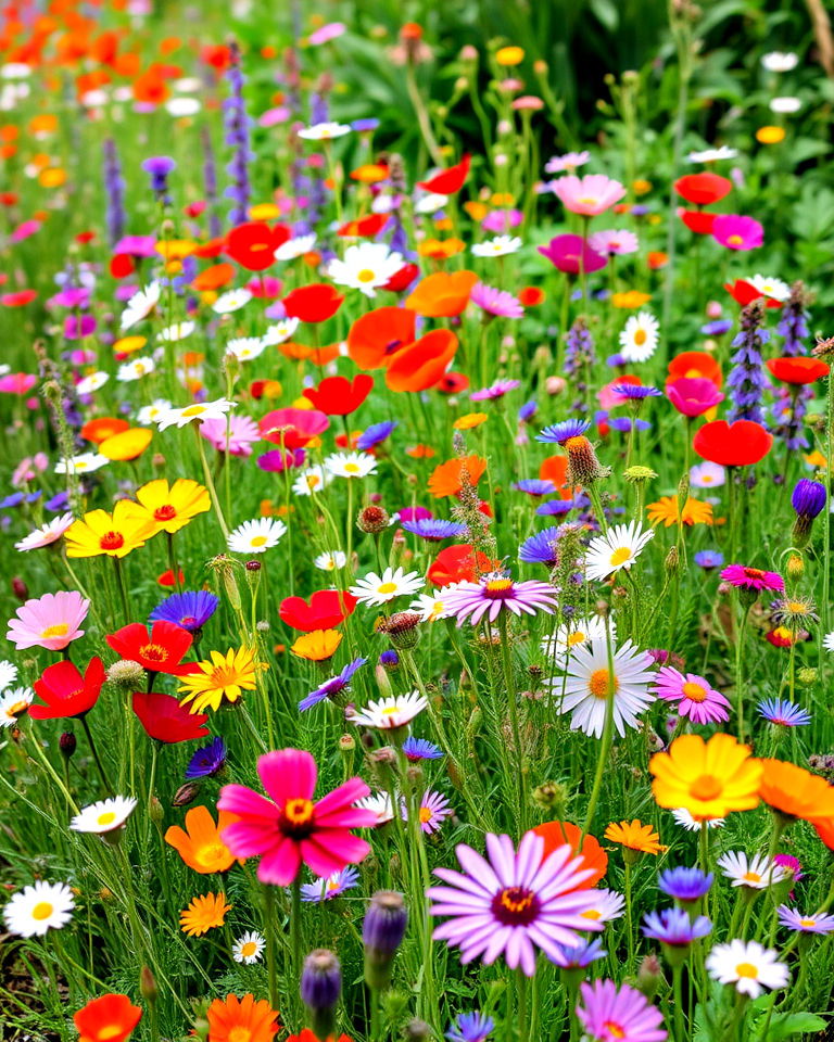 wildflower meadow patch long garden