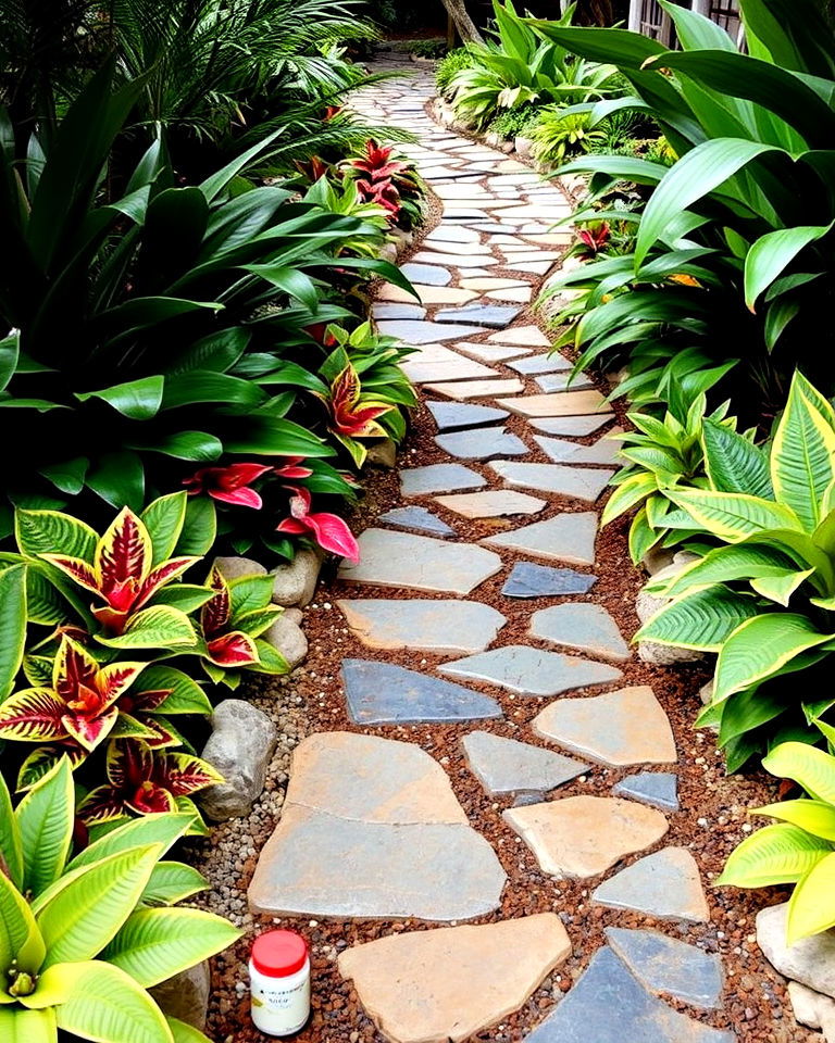 winding stone pathway
