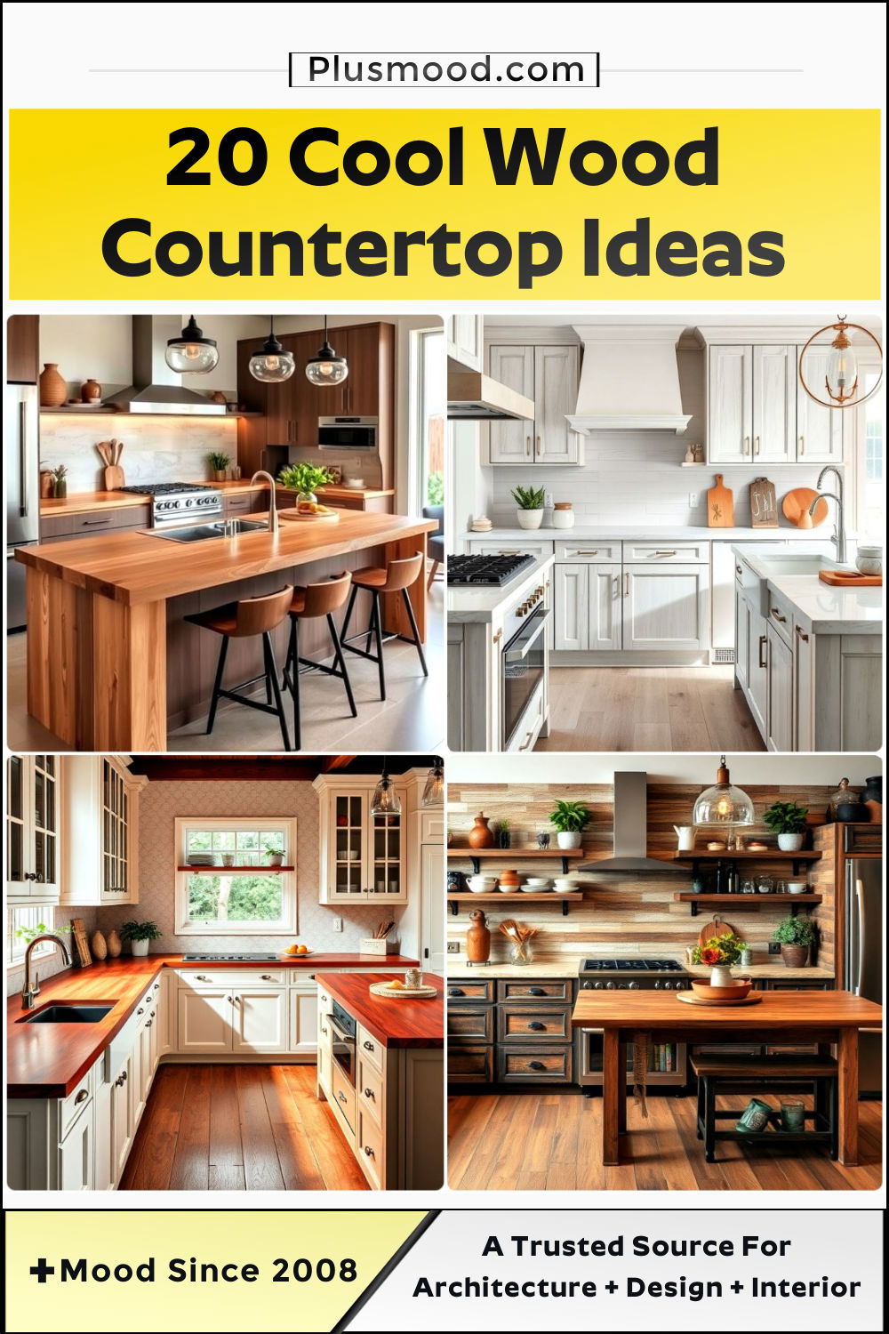 wood countertop ideas and inspiration