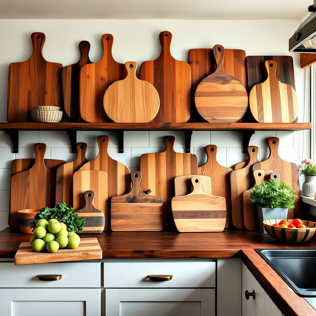 wooden cutting board collection