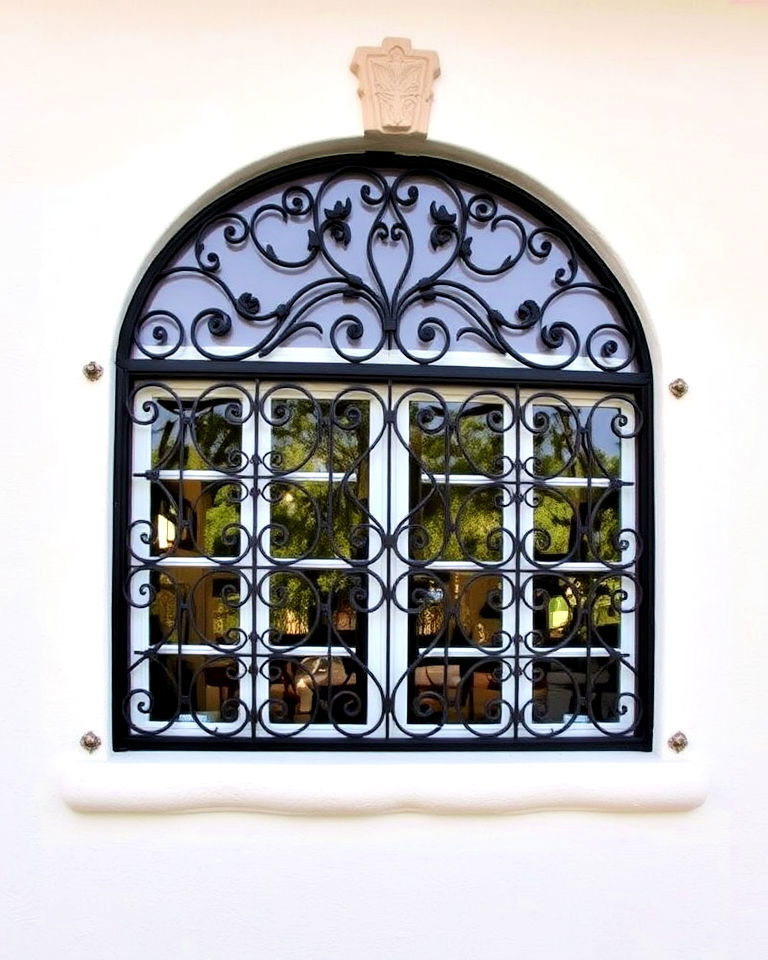 wrought iron grilles