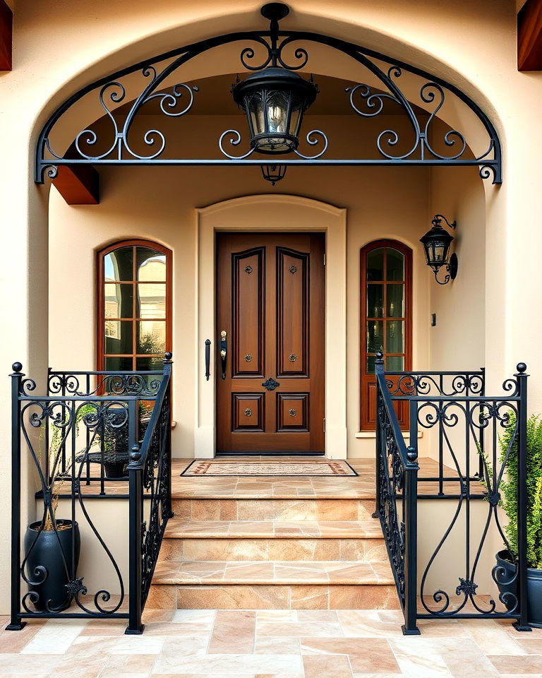 wrought iron railings