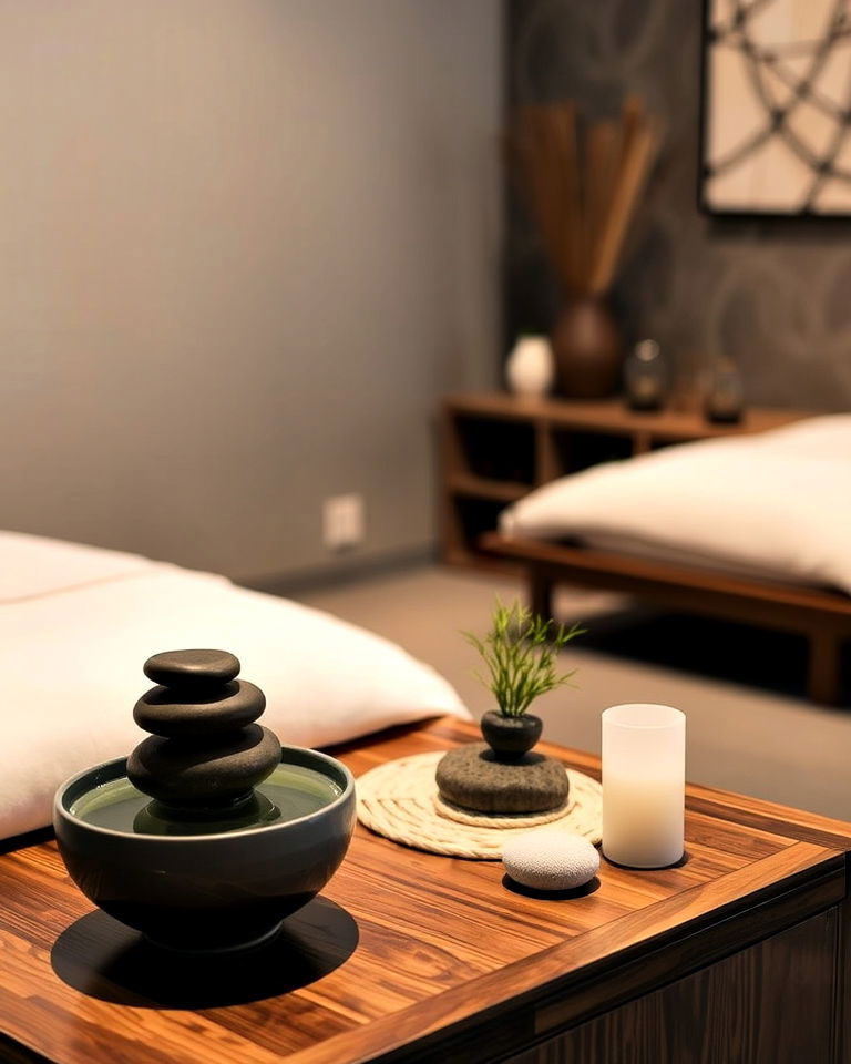 zen accessories for a meditative touch