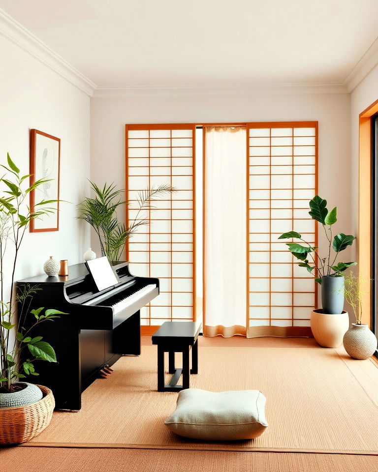 zen piano room to add calm