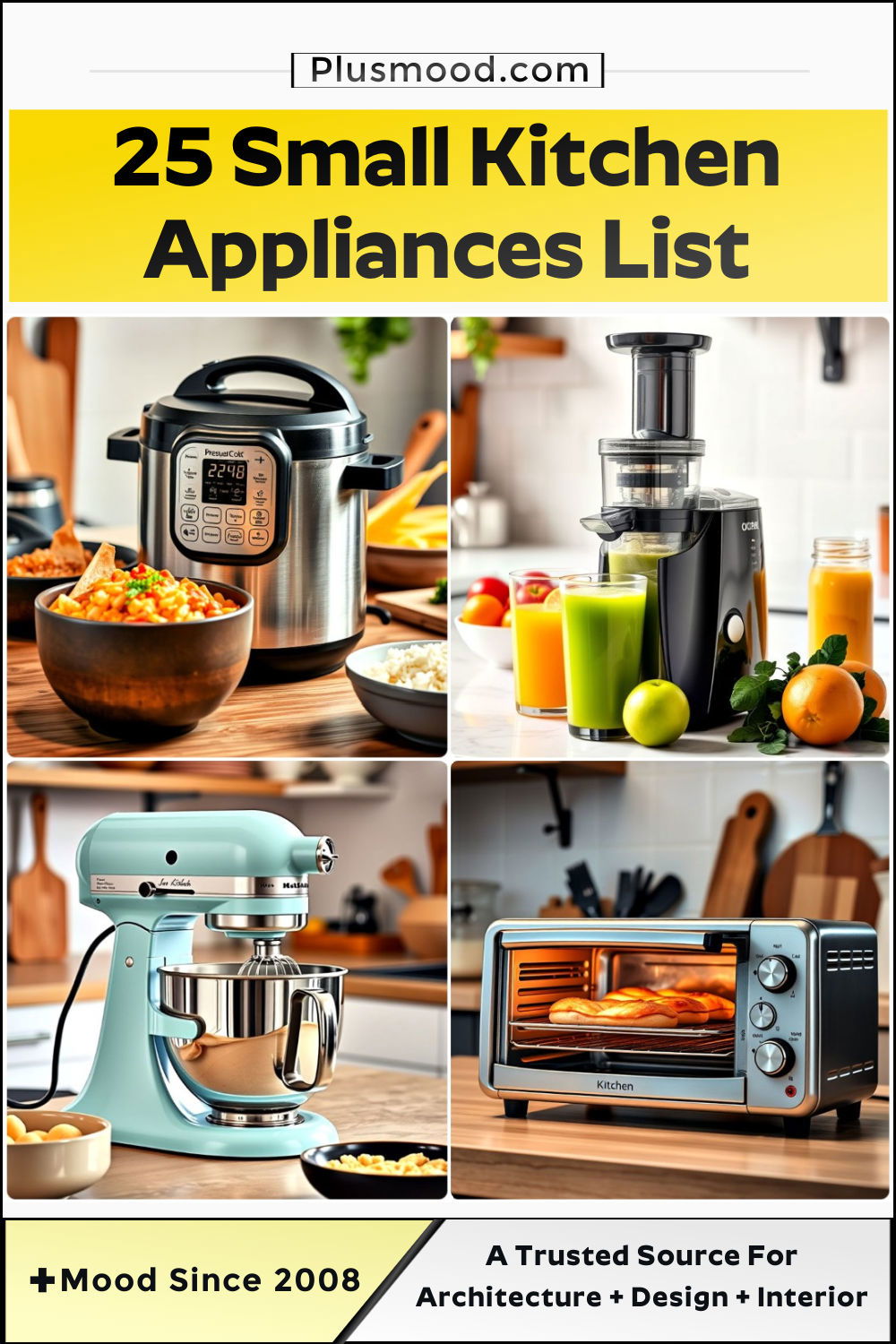 small kitchen appliances list and inspiration
