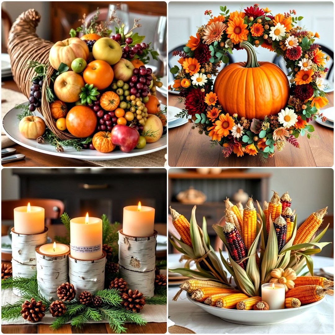 40 Thanksgiving Centerpiece Ideas for A Festive Table