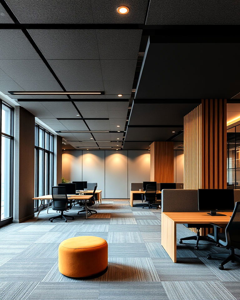 acoustic solutions corporate office interior - 25 Corporate Office Interior Design Ideas