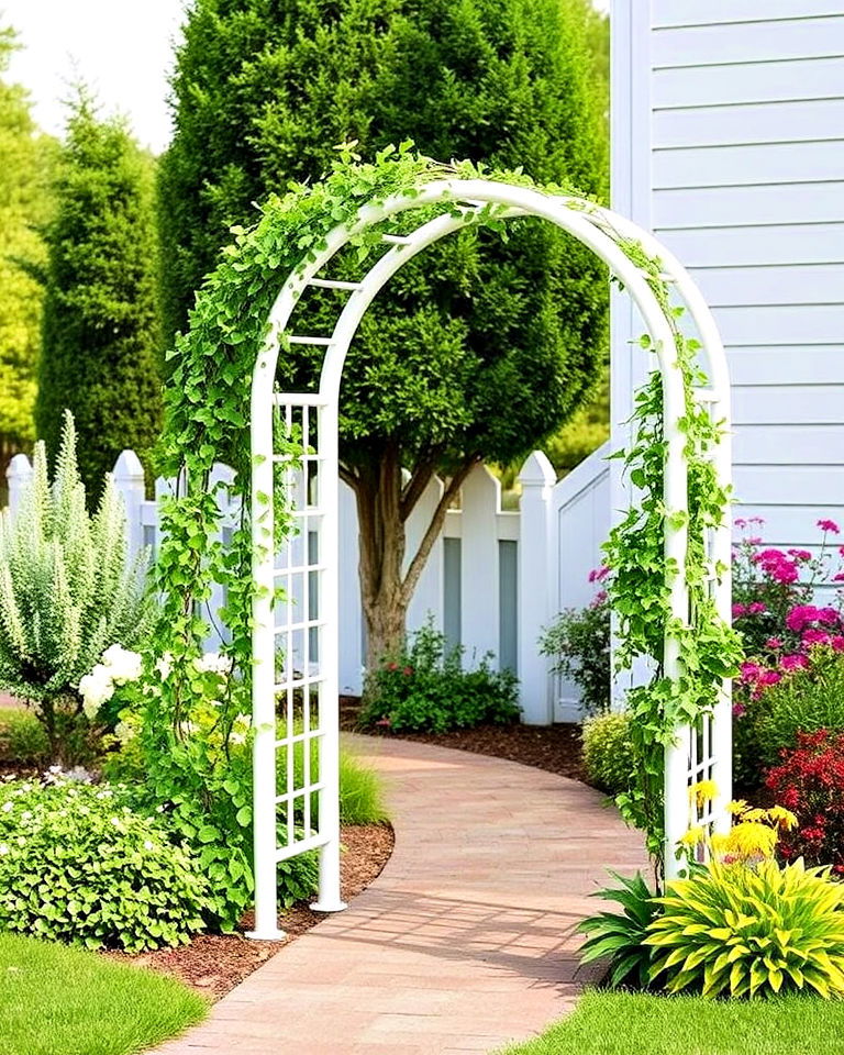 affordable pvc garden arch - 25 Garden Arch Ideas