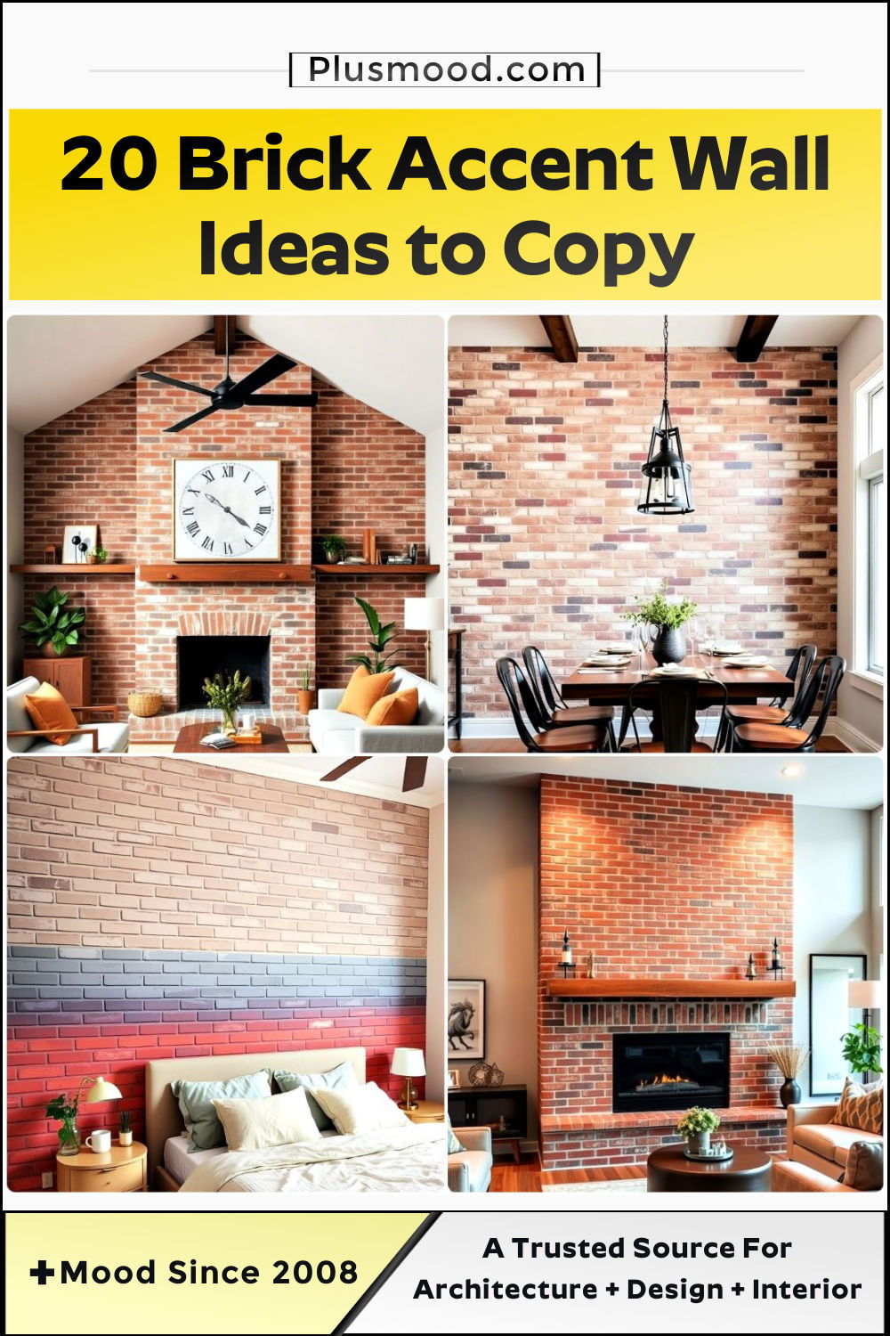 amazing brick accent wall ideas