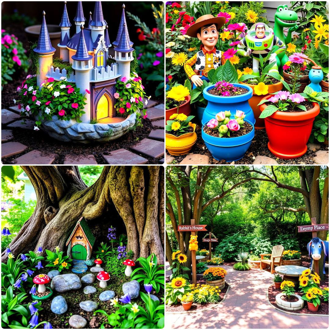 amazing disney garden ideas