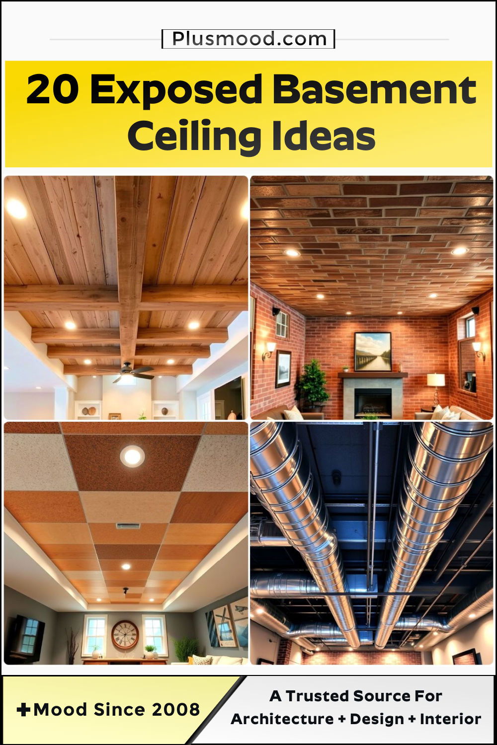 amazing exposed basement ceiling ideas