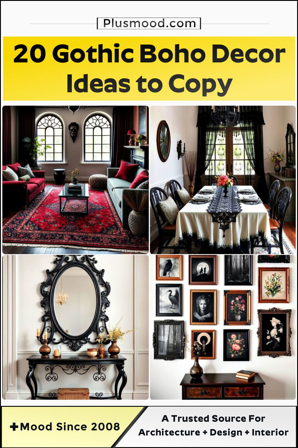 amazing gothic boho decor ideas