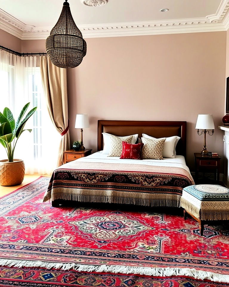 arabic rugs are masterpieces of intricate design and rich colors - 15 Arabic Interior Design Ideas