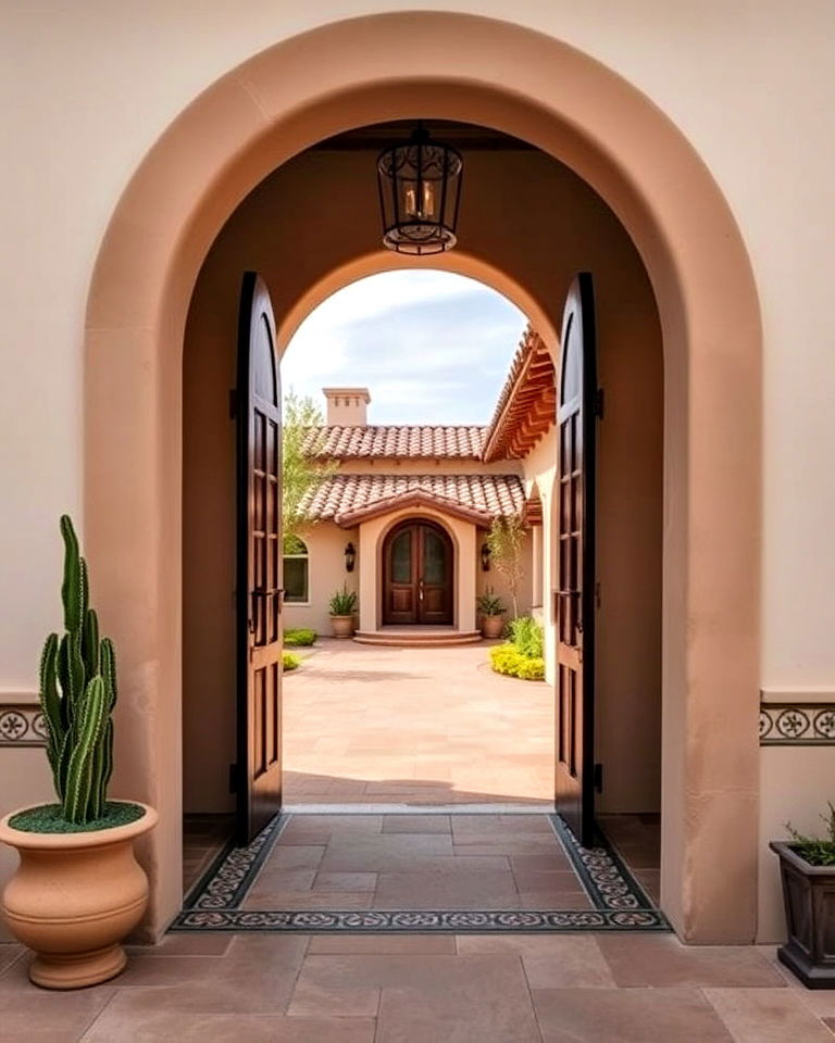 arched doorways and windows - 25 Mexican Style House Design Ideas