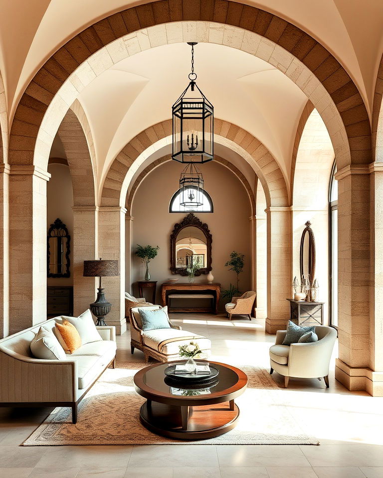 arched doorways for classic appeal - 25 Italian Interior Design Ideas