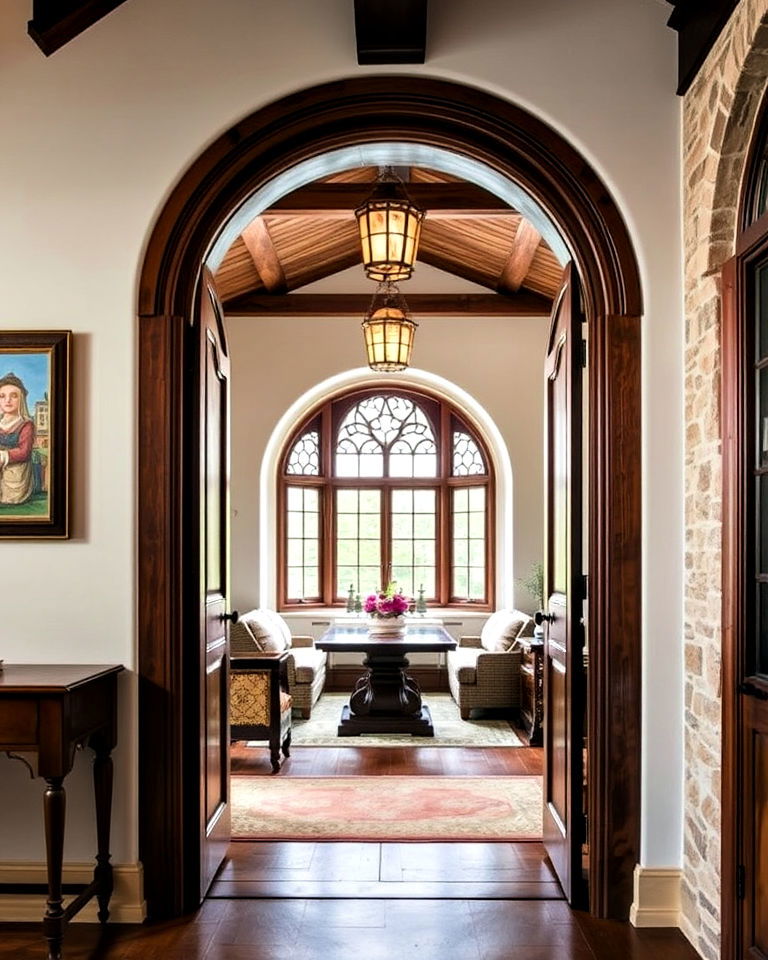 arched doorways to any tudor inspired interior - 25 Tudor Style House Interior Ideas