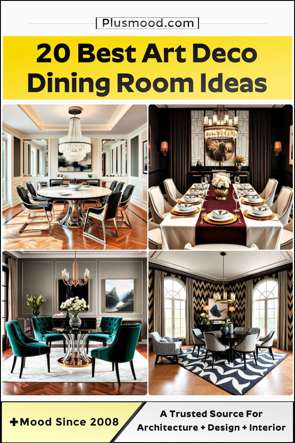 art deco dining room ideas to copy