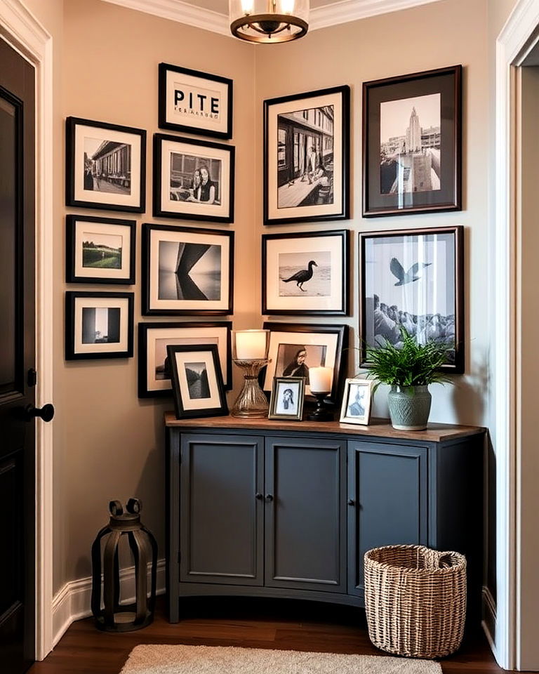 art gallery corner entryway - 15 Corner Entryway Ideas