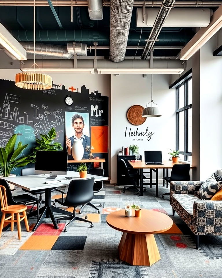 artistic co working spaces - 25 Office Interior Design Ideas