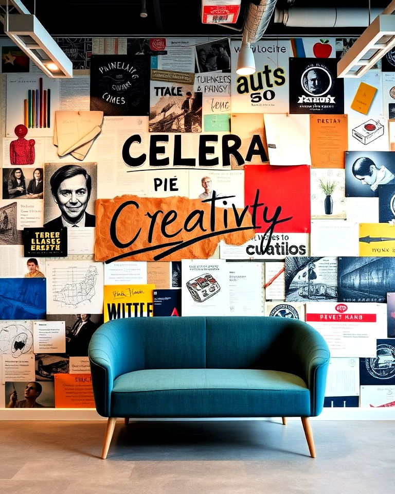 artistic collage murals - 30 Office Wall Murals