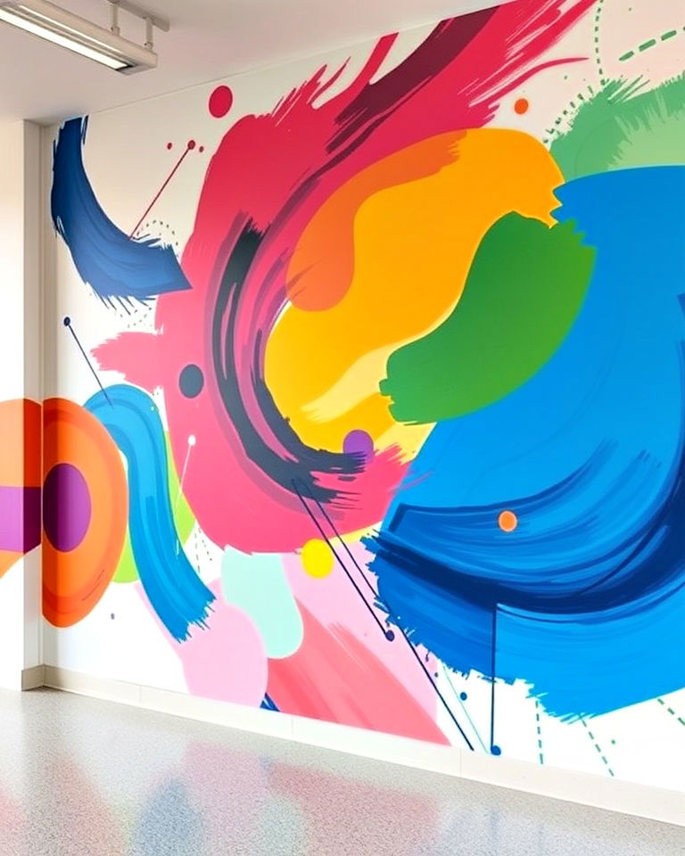 artistic expression mural for shcool - 40 School Mural Ideas