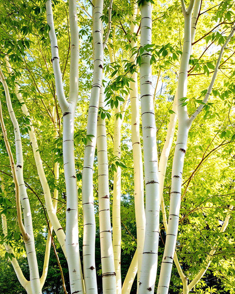 aspen tree features smooth white bark that glows under sunlight - 15 Trees With White Bark