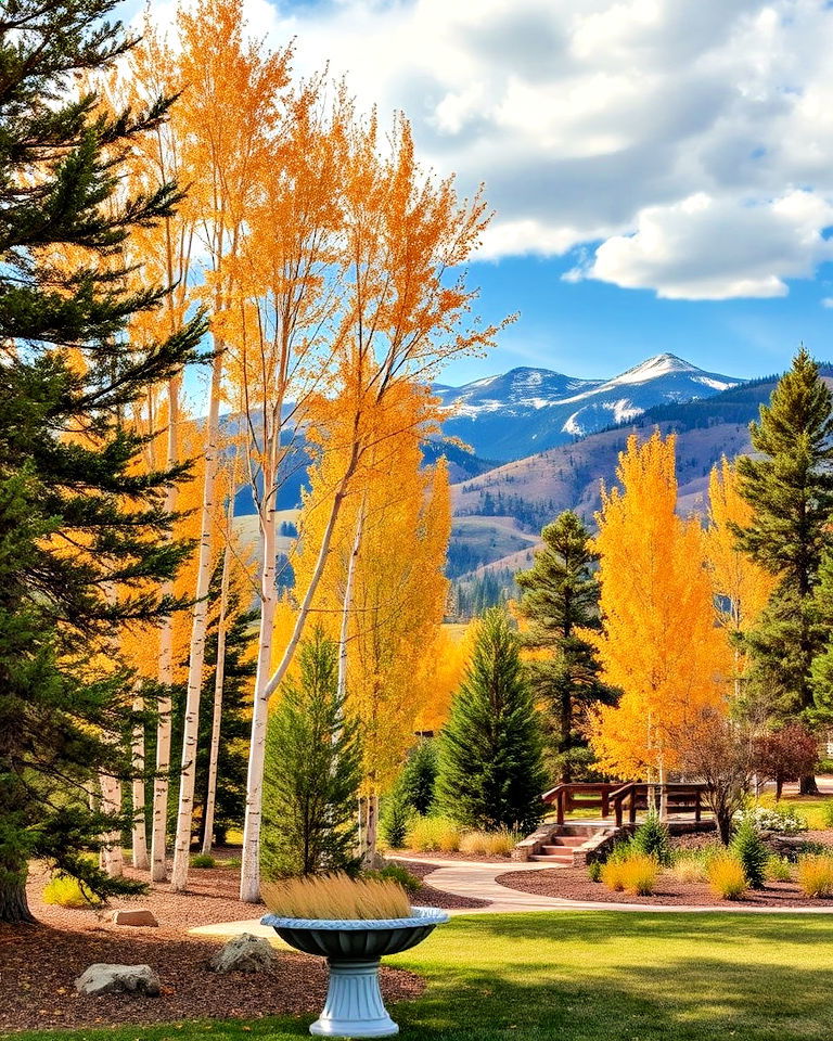 aspen tree groves colorado landscaping - 25 Colorado Landscaping Ideas