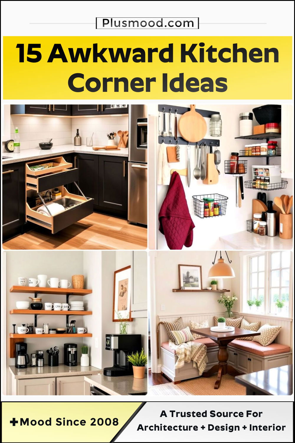 awkward kitchen corner ideas