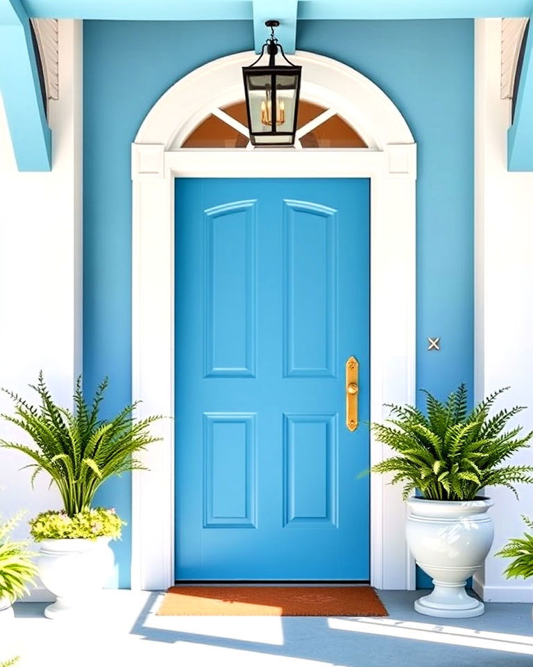 azure blue front door - 30 Blue Front Door Colors