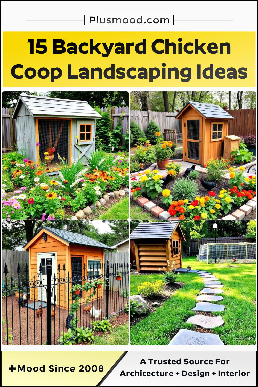 backyard chicken coop landscaping ideas