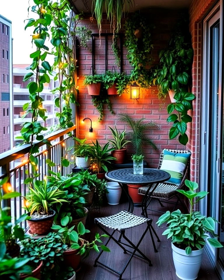 balcony into a cozy green retreat - 20 Urban Garden Ideas