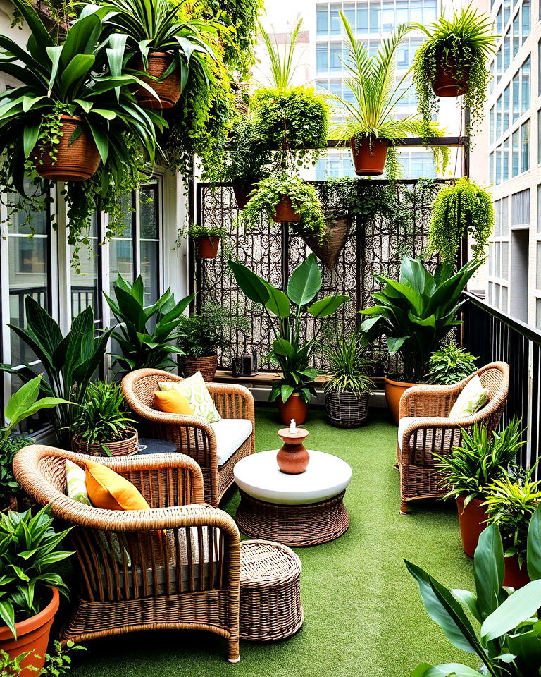 balcony into an urban jungle - 15 Penthouse Balcony Ideas