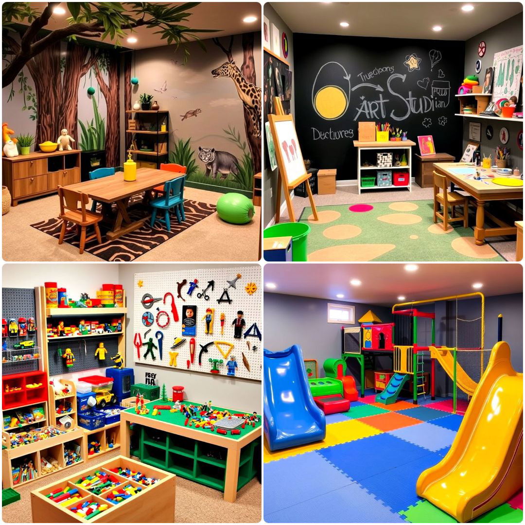 basement playroom ideas