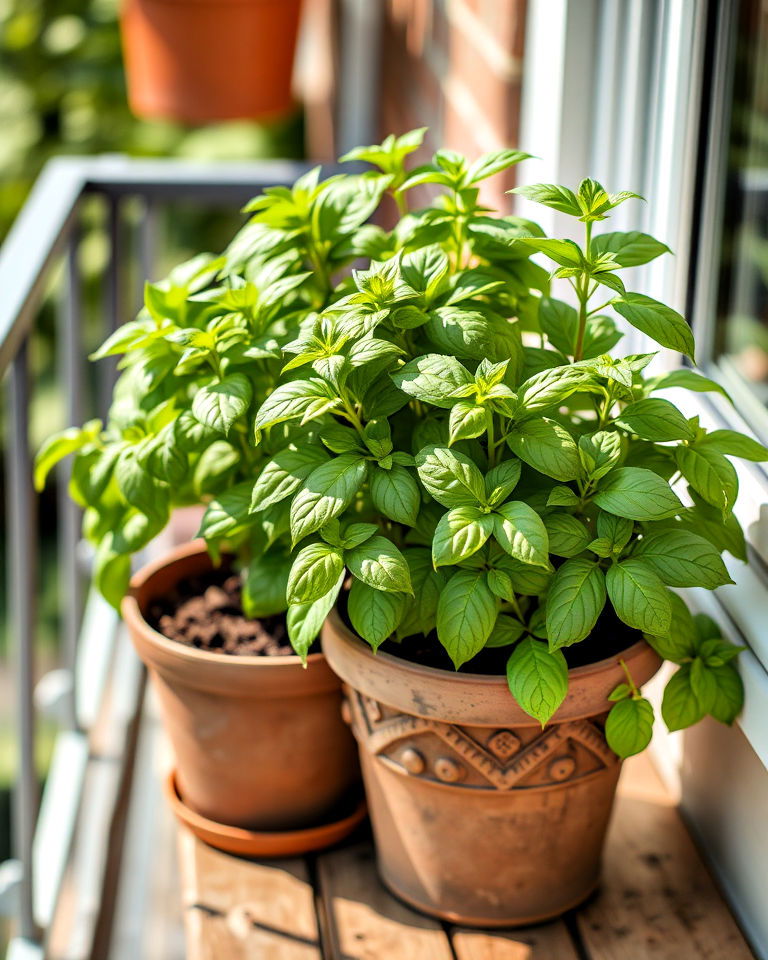 basil is a delightful balcony addition - 20 Best Balcony Plants