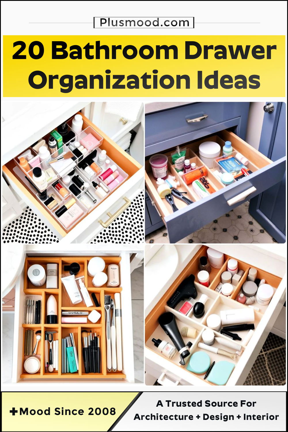 bathroom drawer organization ideas to copy