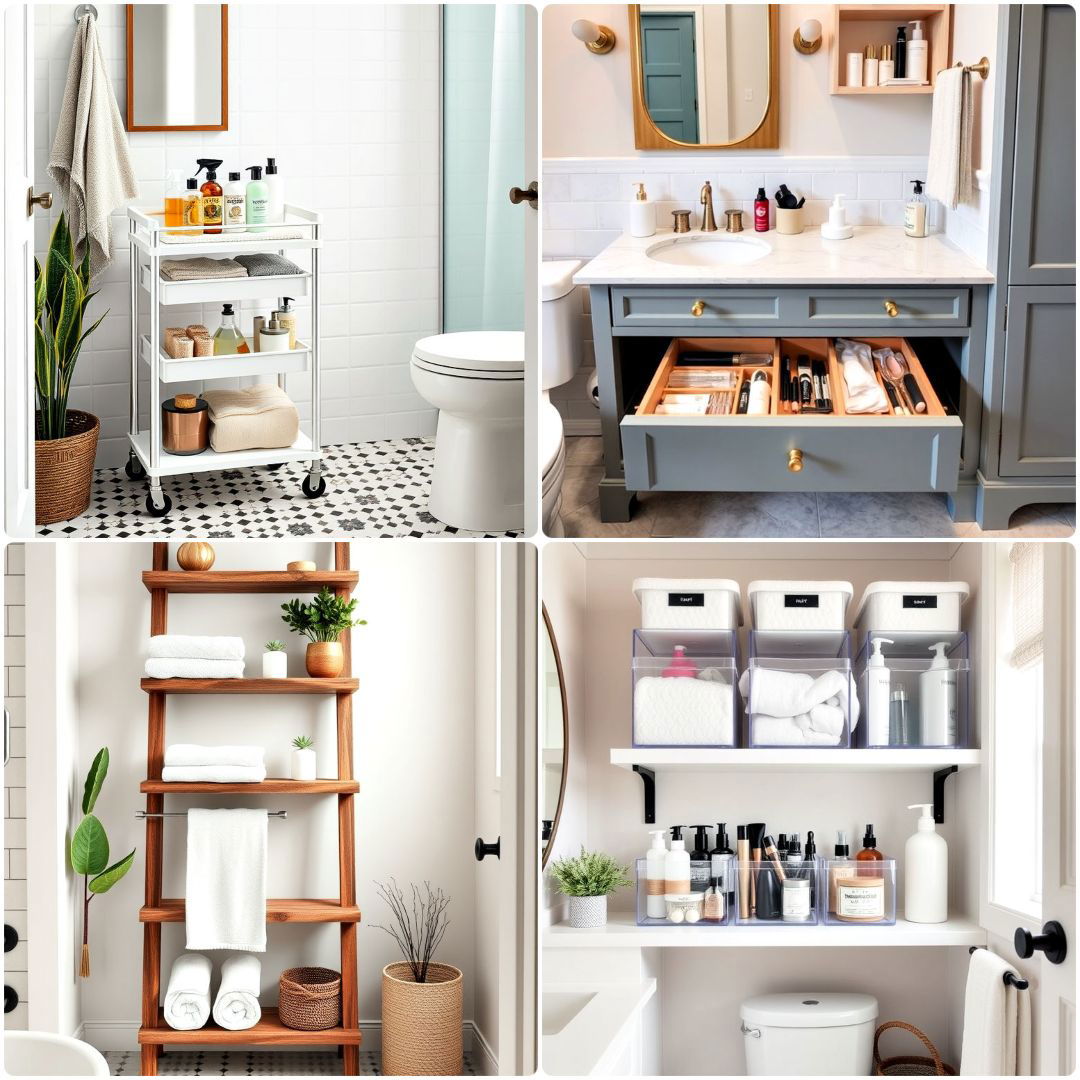 bathroom organization ideas