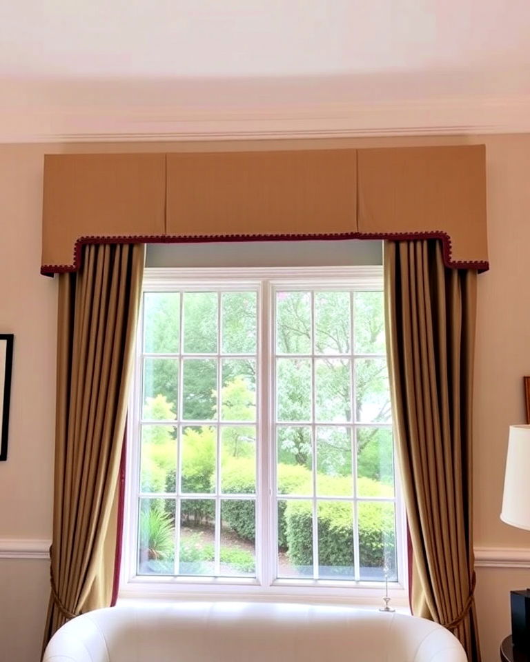 bay window curtain pelmets - 30 Bay Window Treatment Ideas