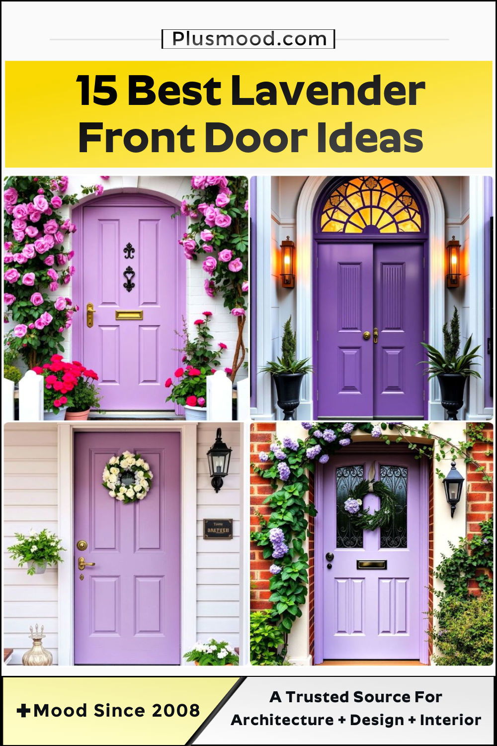 beautiful lavender front door ideas